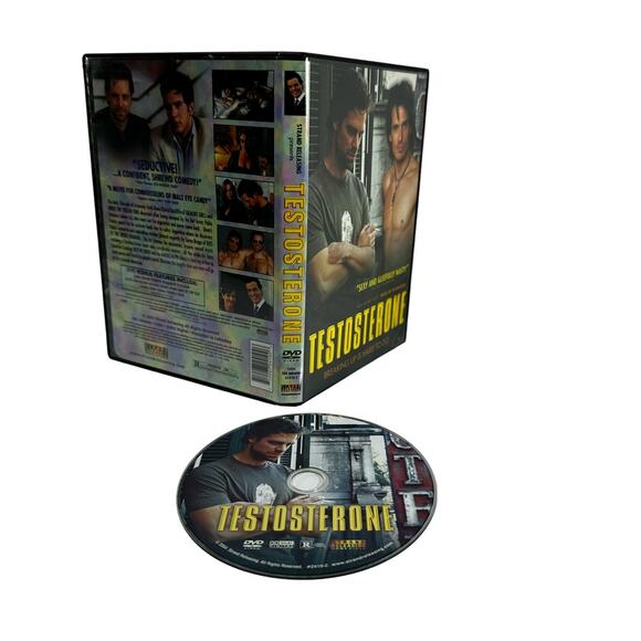 Testosterone Movie DVD LGBT 2005 A Movie for Connoisseurs‎ of Male Candy - Picture 3 of 4